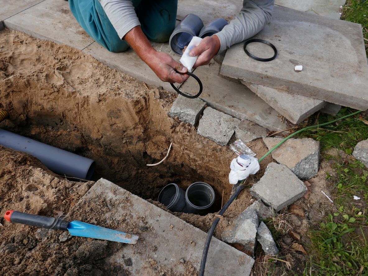 worker outside